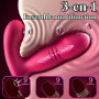 Vibromasseurs Feminin Clitoridien va et vient Succion & Vibration Sex Toys | 10 Modes Poussées & 10 Suceurs Modes Silencieux God