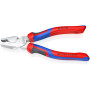 Knipex Pince universelle à forte démultiplication chromée, 02 05 180 | Avec poignées confort 180 mm