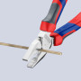 Knipex Pince universelle à forte démultiplication chromée, 02 05 180 | Avec poignées confort 180 mm