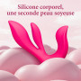 FuzzyFlavor Vibromasseurs Feminins Clitoridiens a Porter avec 9 Modes, Gode Femme Sex Toys Oscillation 360° du Point G, Sexes To