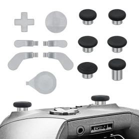 Mcbazel 13 en 1 Outils de Remplacement pour Paddles de Manette Xbox Elite Series 2, 6 Thumbsticks, 4 Palettes, 2 D-Pads avec Étu