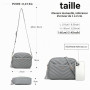 Miss Lulu Sac à bandoulière pour femme, petite fille, sac à main en cuir, sacs d'épaule imperméable, avec bandoulière réglable