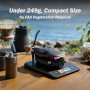 F417PRO FPV Drone avec caméra Télécommande à écran LCD, Mini Drone Recharge Type‑C Poids inférieur à 249g, Batterie Modulaire, J