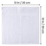 Utopia Towels Serviettes de Toilette, 30 x 30 CM, Paquet de 12, Blanc | De qualité supérieure, 100 % coton, gants de toilette/se
