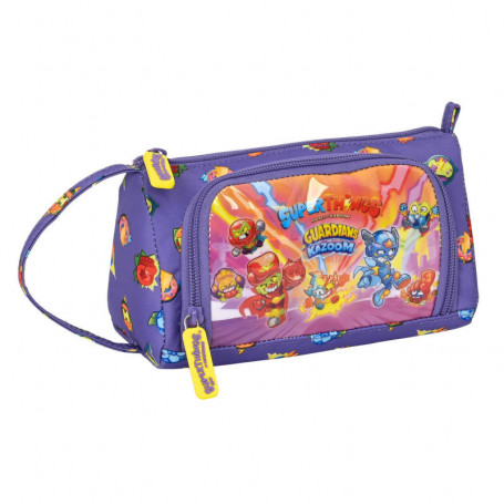 Trousse Scolaire avec Accessoires SuperThings Guardians of Kazoom Violet Jaune ( 30,99 €