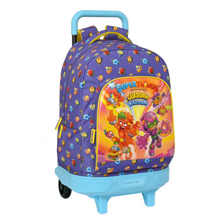 Cartable à roulettes SuperThings Guardians of Kazoom Violet Jaune (33 x 45 x 22 72,99 €