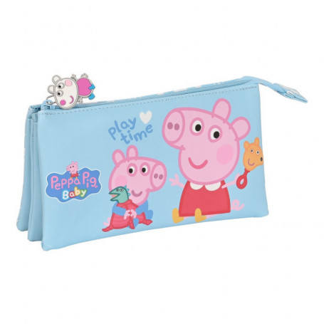 Trousse d'écolier Peppa Pig Baby Bleu clair (22 x 12 x 3 cm) 20,99 €
