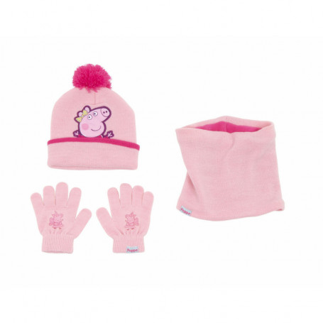 Bonnet, Gants et Echarpe Peppa Pig Cosy corner Rose 28,99 €
