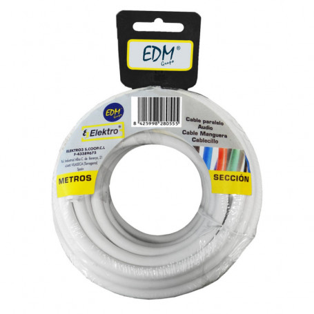 Câble d'Interface Parallèle EDM 28099 3 x 1,5 mm Blanc 25 m 68,99 €