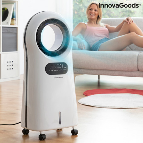 Climatiseur d'Évaporation Ioniseur Sans Lame avec LED Evareer InnovaGoods 209,99 €