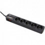 INFOSEC - S5 Black Line II - Parasurtenseur 5 Prises - Garantie 2 ans 30,99 €