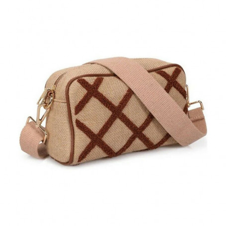 Sac-à-main Femme Laura Ashley LENORE-QUILTED-TAN Marron (23 x 15 x 9 cm) 99,99 €