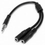 Adaptateur Audio Jack Startech MUY1MFFS       Noir 0,2 m 14,99 €