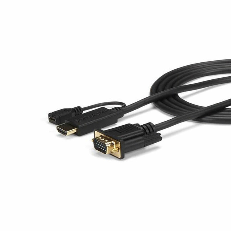 Image secondaire de Startech.com Câble adaptateur HDMI vers VGA de 3m - Convertisseur actif HDMI vers HD15 - M/M - 1920x1200 / 1080p