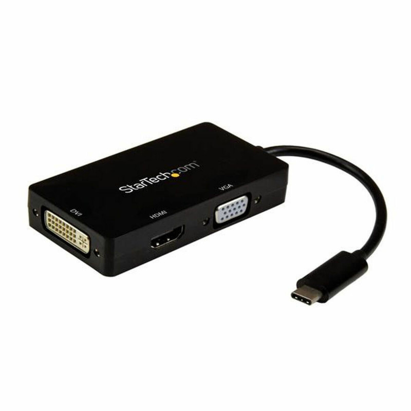 Startech.com Adaptateur multiport USB-C - 3 en 1 - USB Type-C vers HDMI DVI ou VGA