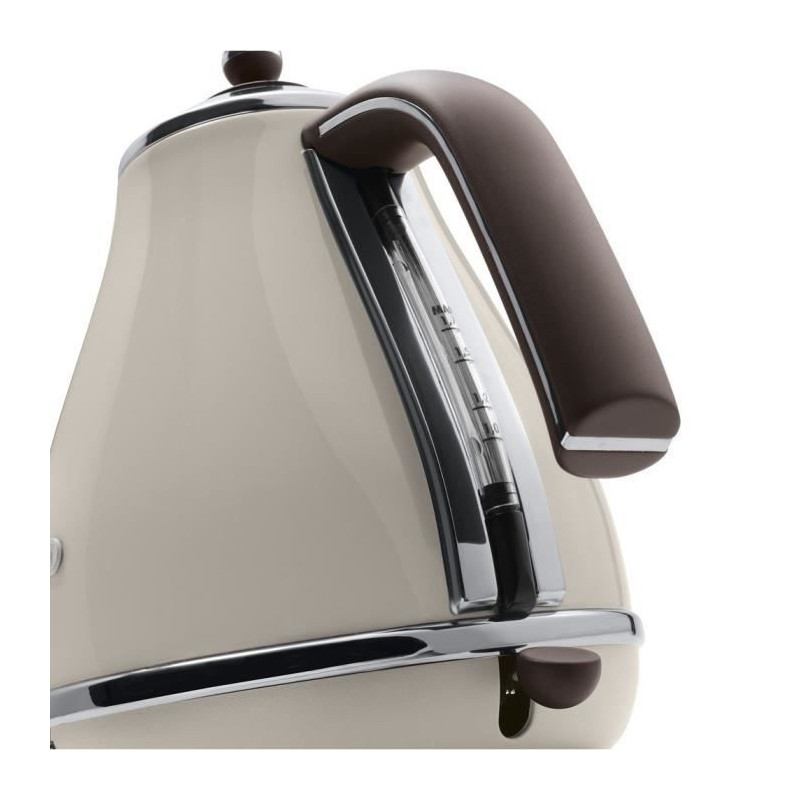 DELONGHI KBOV 2001.BG Bouilloire électrique Icona Vintage - Beige