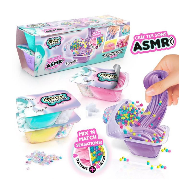 Canal Toys Crazy Sensations Asmr Kit De 4 Textures Satisfaisantes