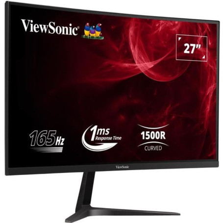 Ecran PC Gamer Incurvé - VIEWSONIC VX2718 - PC - MHD - 27 FHD - Dalle VA - 1 ms 259,99 €