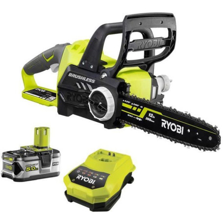 Tronçonneuse sans fil 18V ONE+ RYOBI RCS18X3050F - Brushless. Guide 30 cm - 1 ba 329,99 €