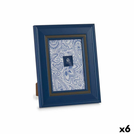 Cadre photo Verre Bleu Plastique (6 Unités) (2 x 26 x 21 cm) 43,99 €