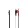 Câble Audio Jack vers 2 RCA Hama 00205186 0,1 m Noir 20,99 €