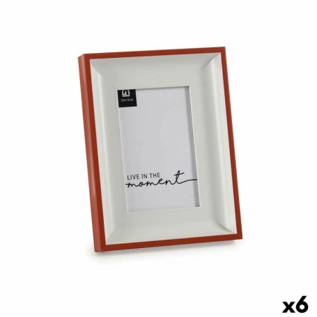 Cadre photo Verre Rouge Blanc Plastique (2,5 x 21 x 16 cm) (6 Unités) 36,99 €