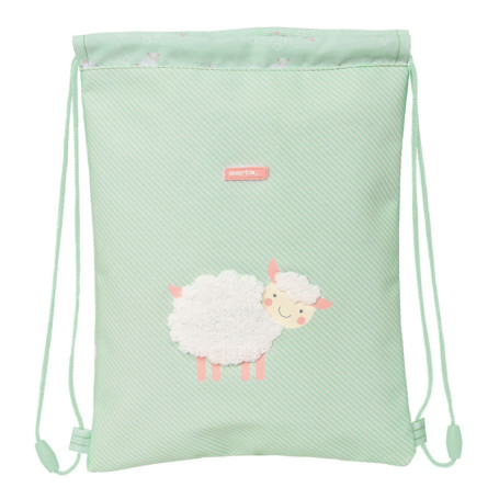 Sac à dos serré par des ficelles Safta Ovejita Vert (26 x 34 x 1 cm) 26,99 €