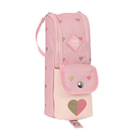 Trousse d'écolier Glow Lab Hearts Rose (6 x 21 x 6 cm) 27,99 €