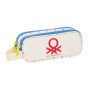 Trousse Fourre-Tout Double Benetton Topitos Blanc (21 x 8 x 6 cm) 28,99 €