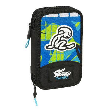 Trousse Scolaire avec Accessoires El Niño Green bali Noir (12.5 x 19.5 x 36,99 €