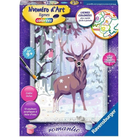 Numéro d'art - moyen format - Cerf romantique - Ravensburger - Kit compl 23,99 €