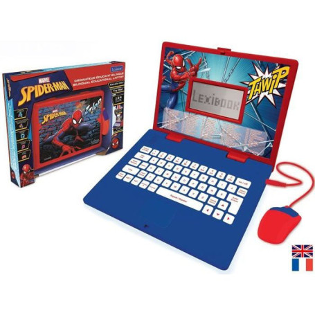 SPIDER-MAN - Ordinateur Educatif Bilingue (FR/EN) Enfant - LEXIBOOK - 12 51,99 €